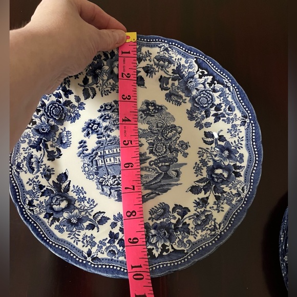 Queens By Churchill Blue Willow Earthenware 9pc Set - Picture 7 of 13